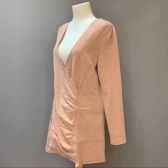 SUNDANCE heathered cross front tunic, S. - Picture 7 of 8